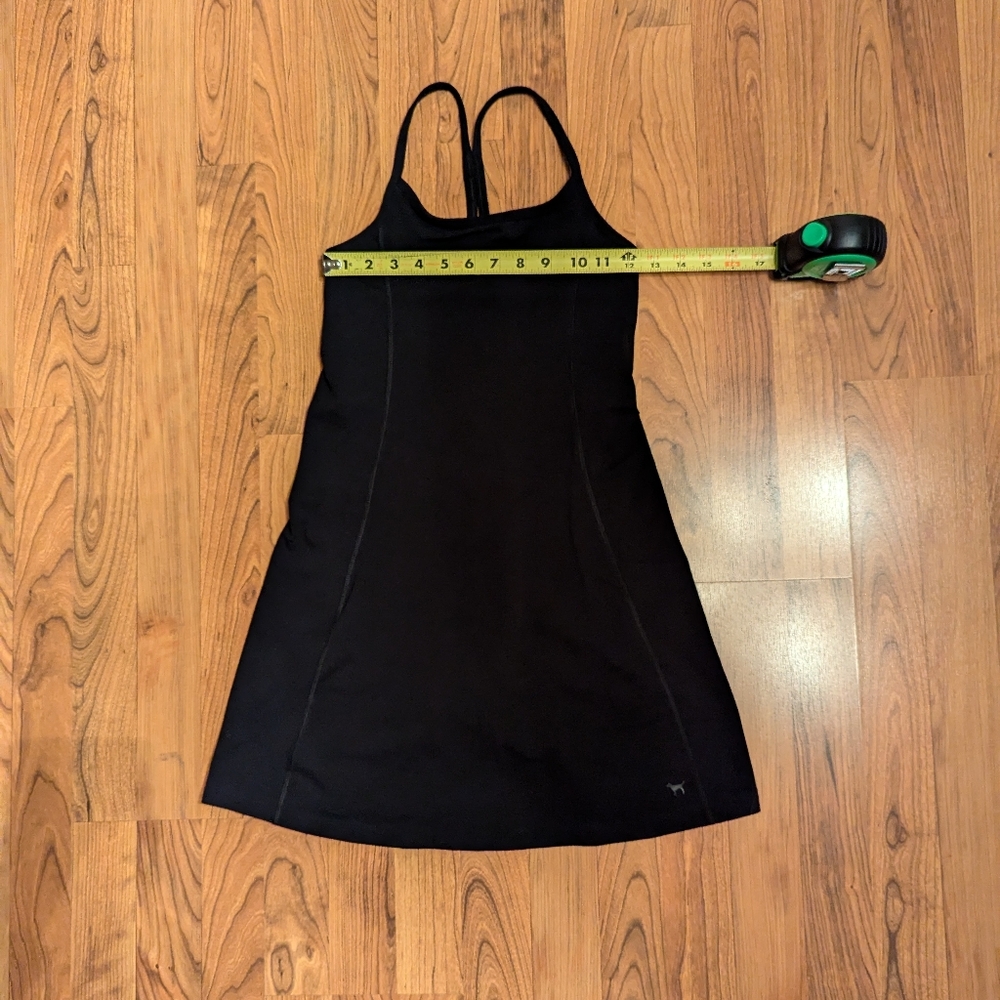 NWOT PINK Racerback Sports Dress in Black, Size XS - Picture 6 of 8